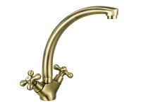 Novaservis Stojánková dřezová baterie Ferro Antica BAI4BR, bronz