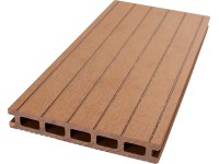 GroJa Solid Terasové prkno komůrkové Entrada z BPC hnědé 4000 x 22 x 140 mm