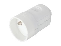 Zásuvka s ochranným kontaktem bílá pr. 38,6 x 71,5 mm Zásuvka s ochranným kontaktem bílá pr. 38,6 x 71,5 mm
