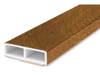 Splendoor Přechodová lišta dveří ThermoSpace na stěnu, dub zl., š 25 mm - metráž