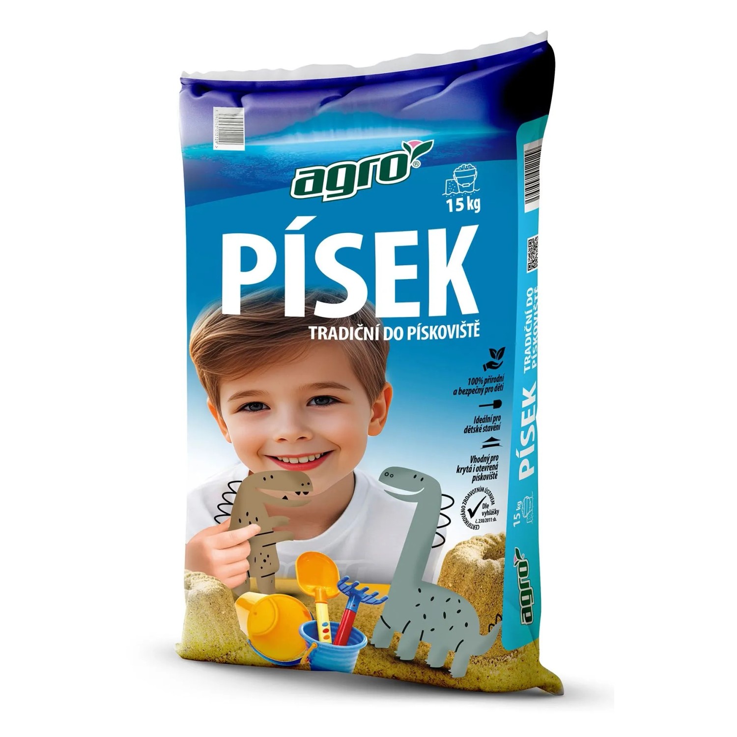 AGRO Písek tradiční do pískoviště, různé druhy, 1 ks, 15 kg