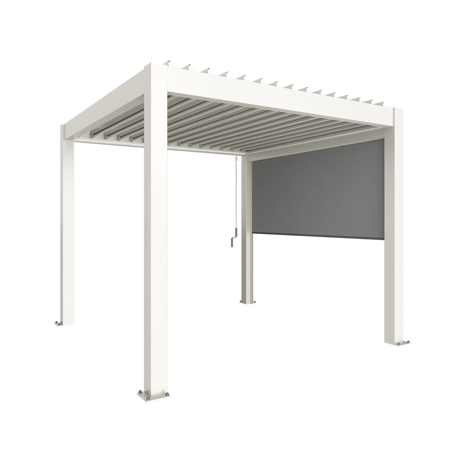 Biohort Sluneční clona pro stranu pergoly 3 m bílá