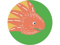 Komar Samolepicí vliesová fototapeta Dot Little Dino Proto pr. 125 cm