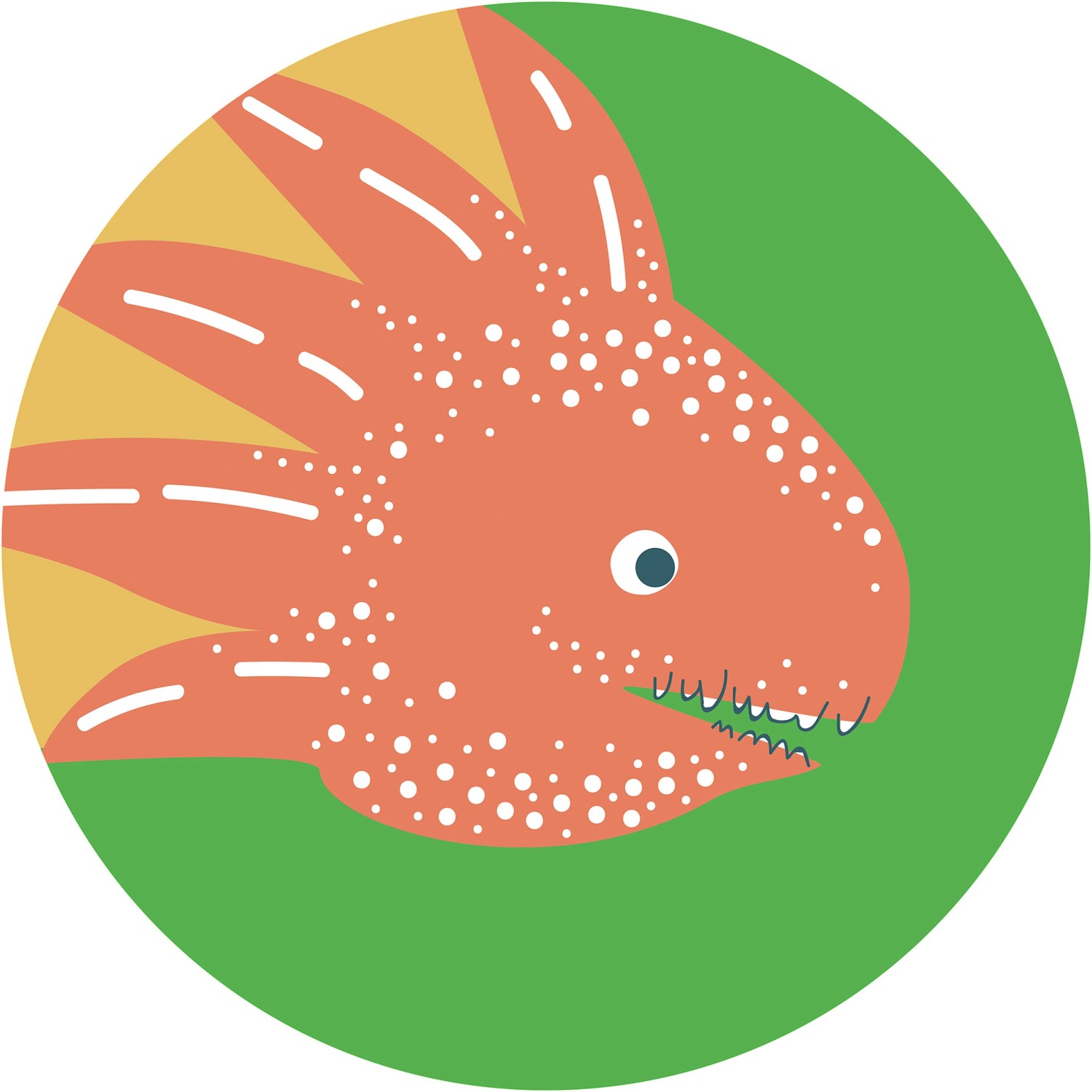 Komar Samolepicí vliesová fototapeta Dot Little Dino Proto pr. 125 cm