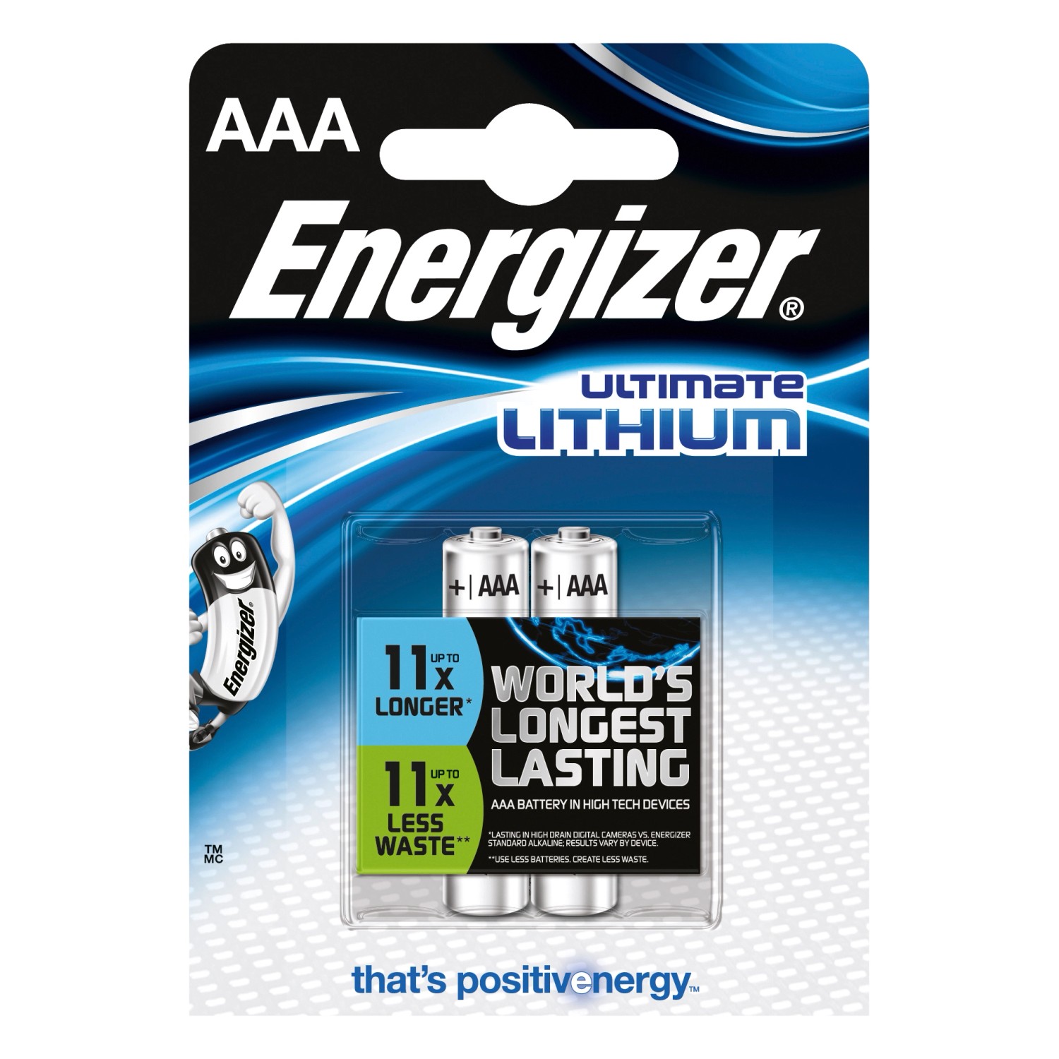 Energizer Lithiová mikrotužková baterie Ultimate AAA, 2 ks