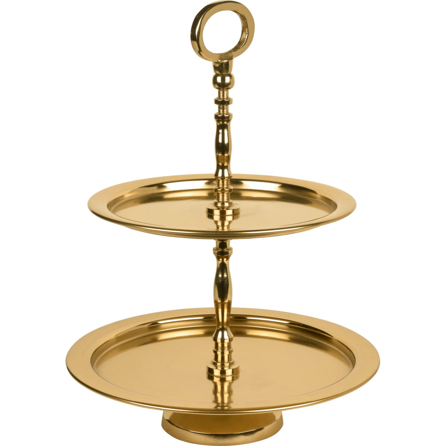 Etažér Blush Bordeaux 37 cm x průměr 27 cm zlatý