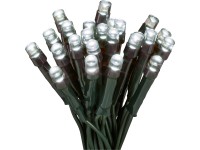 OBI LED světelný řetěz 400 LED studená bílá barva světla zelený kabel