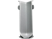 Fuchs Design Hliníkový sokl - vnitřní roh, stříbrný matný, 6 cm Fuchs Design Hliníkový sokl - vnitřní roh, stříbrný matný, 6 cm