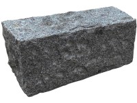 Euro Stone Žulová cihla štípaná ze všech stran, antracitová šedá, 14 x 15 x 35 c