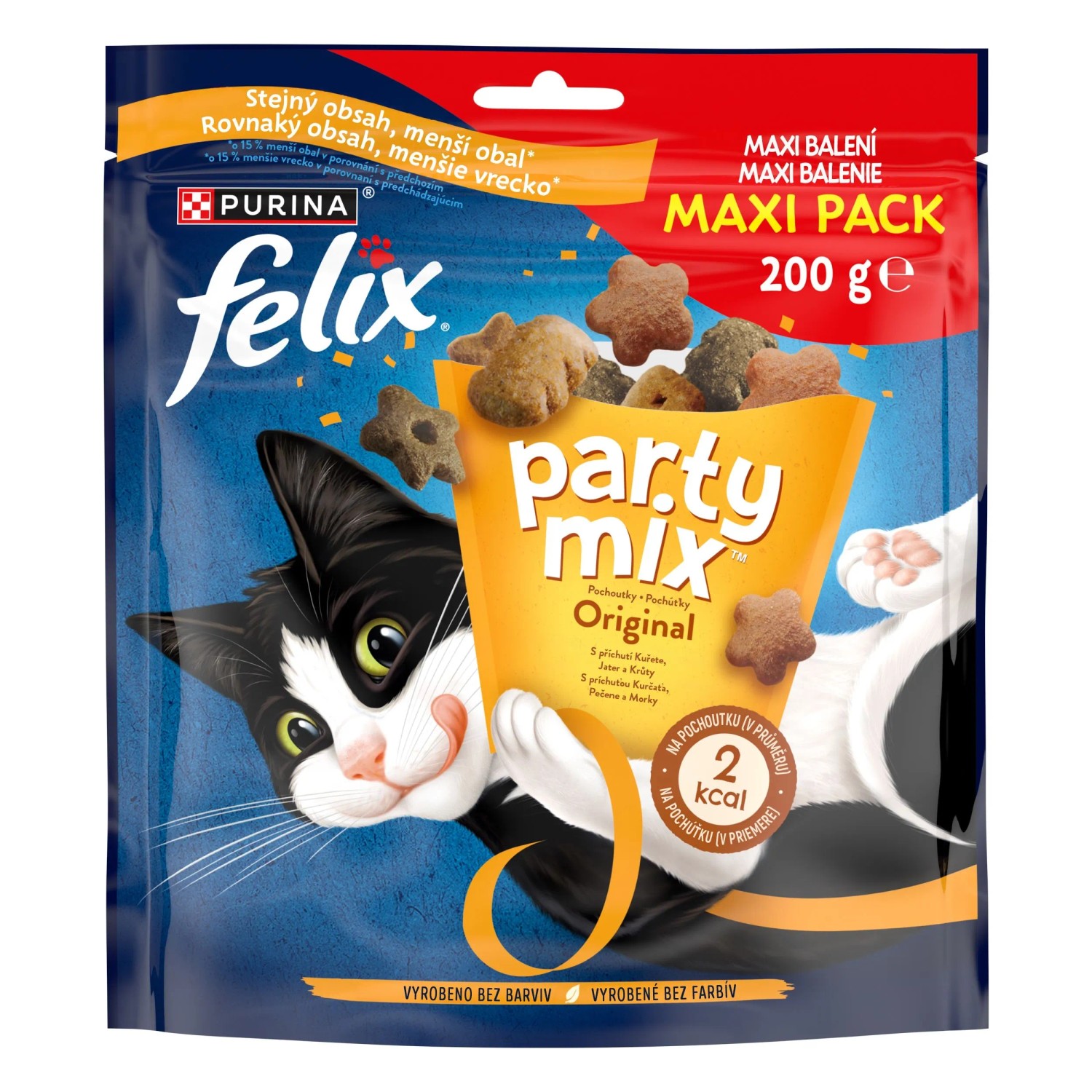 Levně Felix Fantastic Pamlsky pro kočky Original Mix kuře, játra, krůta 200 g