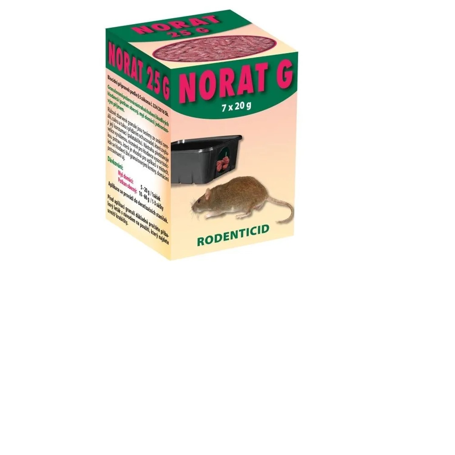 Norat 25 G 7x20g granule