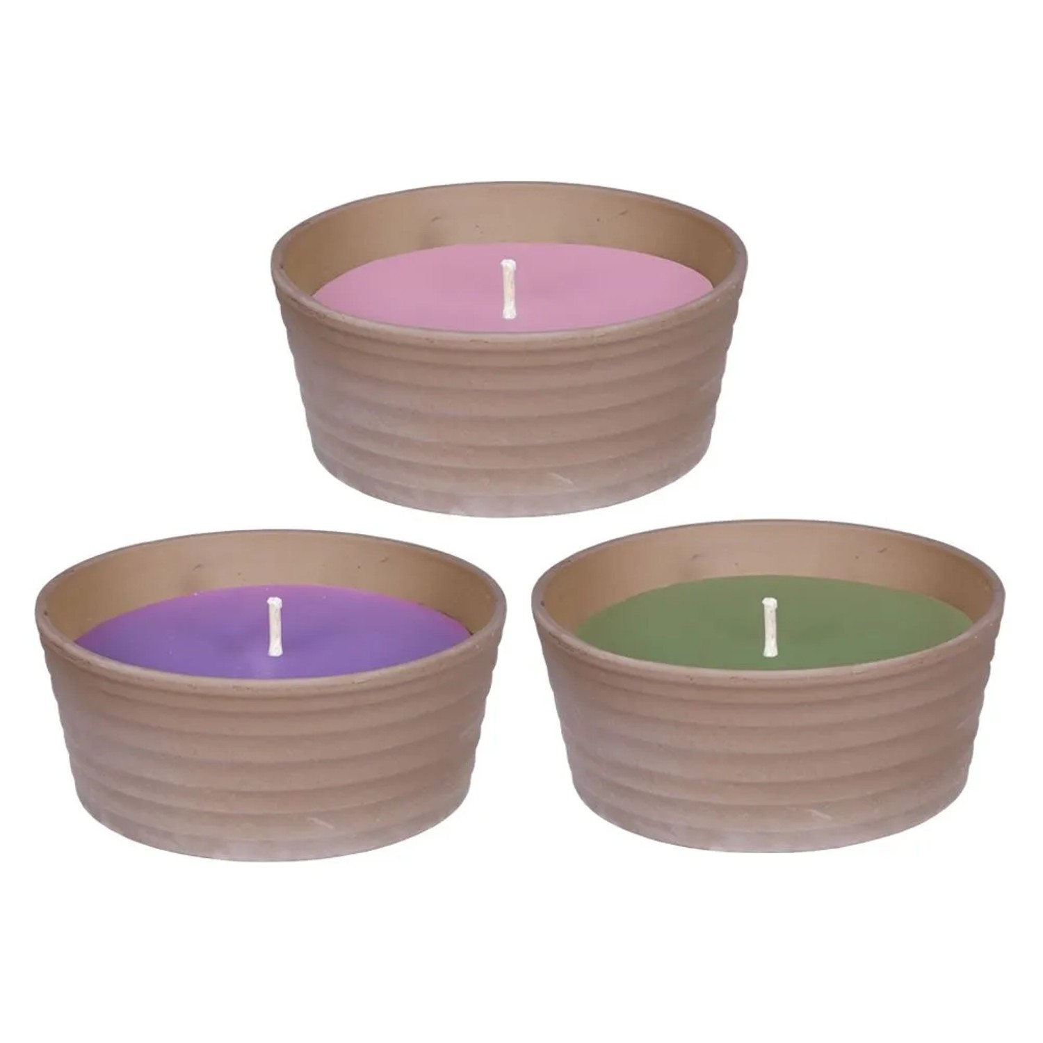 NOHEL GARDEN Svíčka Levandule+Rozmarýn+Eukalyptus Sirisu mix pr.13x6cm,250g, 1ks