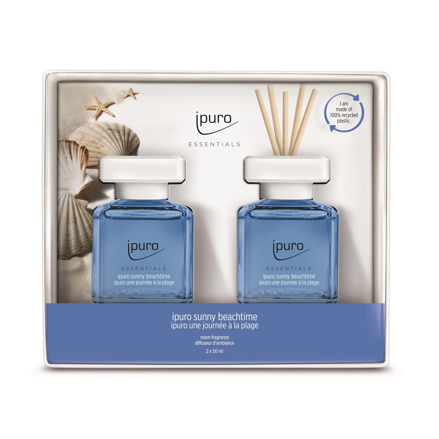 ipuro Essentials Sunny Beachtime dárková sada 2x50 ml