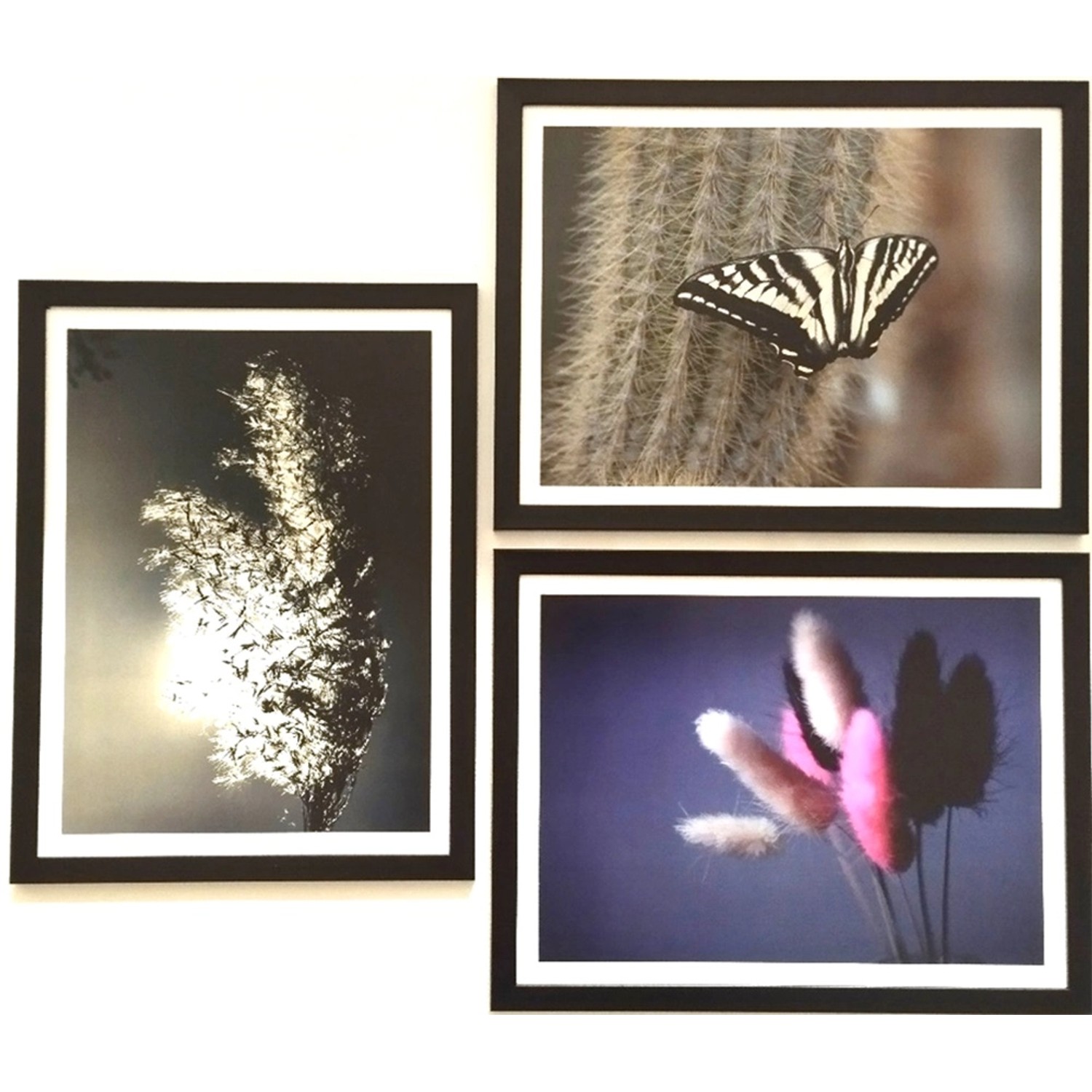 Bondecor Sada obrazů Dark 42 x 98 cm