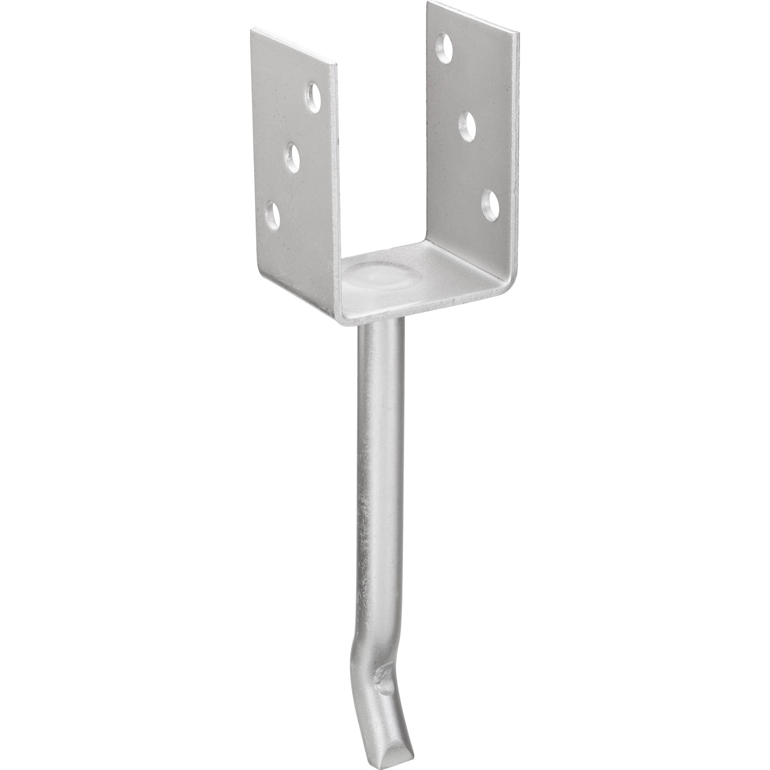 LUX Nosník sloupku tvaru U s trnem, nerez. ocel, 200 x 71 x 60 mm