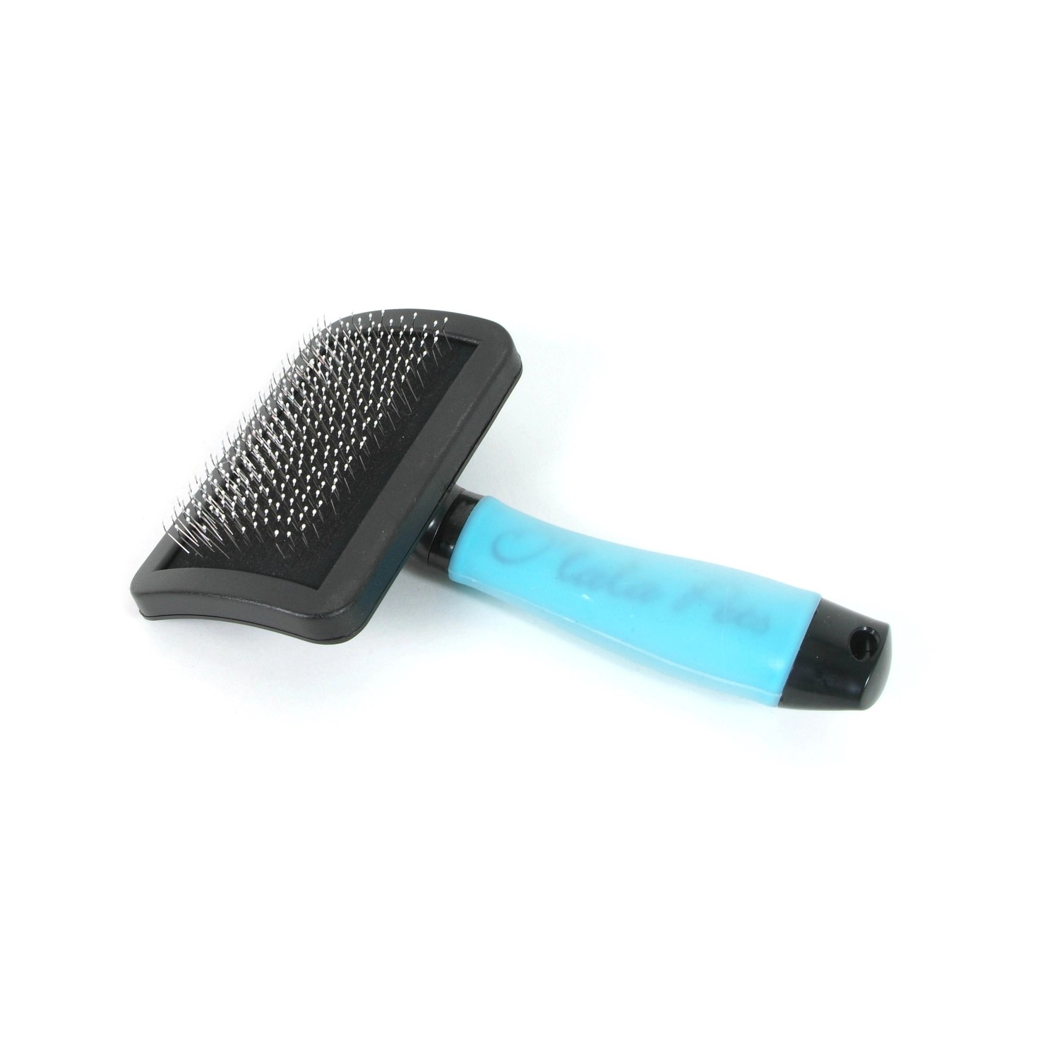 Olala Pets Kartáč s gelovou rukojetí drátkový s kuličkami M 17 cm