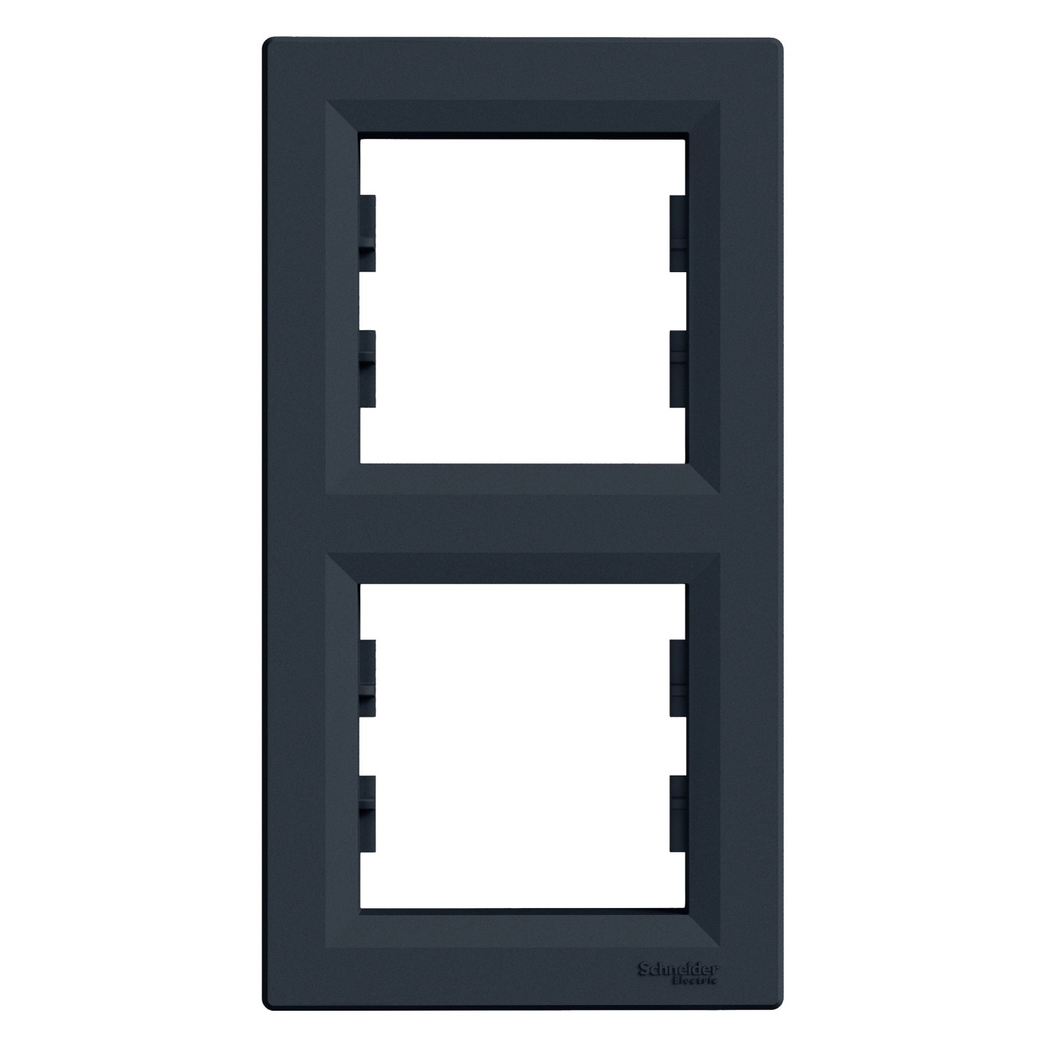 Schneider Electric Krycí rámeček 2-násobný vertikální Asfora, antracit