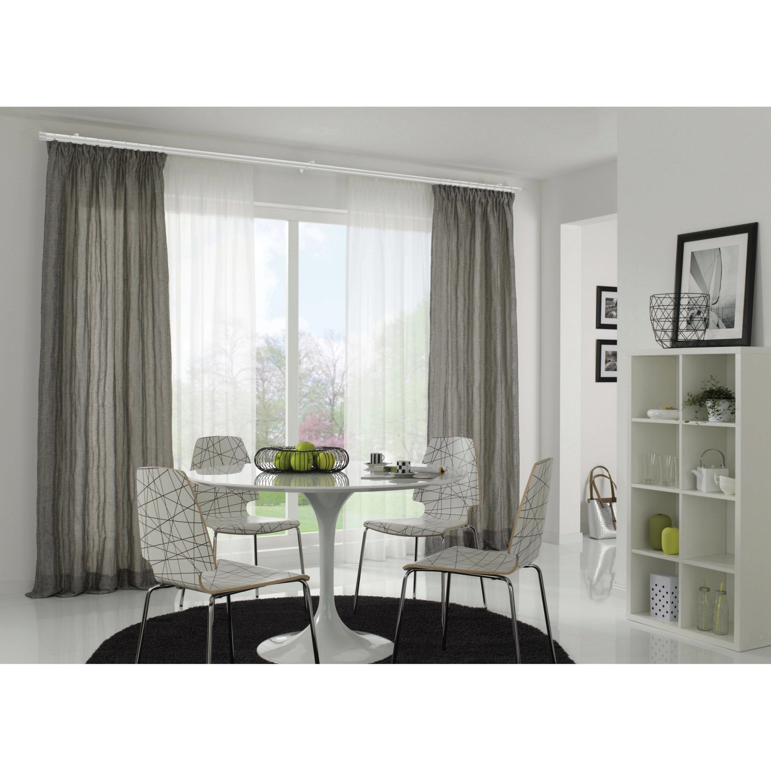 Gardinia Tyč Chicago bílá průměru 20 mm 240 cm