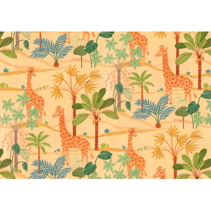 Komar Vliesová fototapeta Giraffe Crew 400 x 280 cm