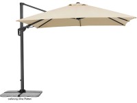 Schneider Slunečník Rhodos Twist přírodní 300 x 300 cm