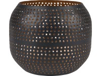 Svícen na čajové svíčky Minimalist Zen, kov, černý, 10,5 x 12,5 cm Svícen na čajové svíčky Minimalist Zen, kov, černý, 10,5 x 12,5 cm