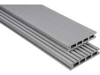 KOVALEX Terasové prkno WPC EXKLUZIV kartáčované šedé 26 x 145 mm - metráž