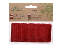 NOHEL GARDEN Stuha juta, červená, 5 x 200 cm