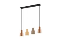 TRIO Závěsné svítidlo AGUDO 4 x E27 max. 40 W, pr. 12 x 87 x 150 cm TRIO Závěsné svítidlo AGUDO 4 x E27 max. 40 W, pr. 12 x 87 x 150 cm