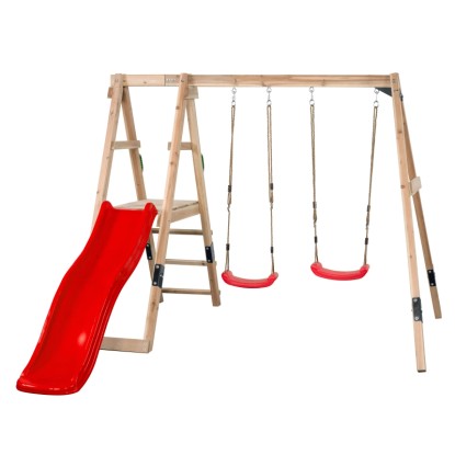 Swing King Hrací věž Ava, červená, 185 x 235 x 274 cm