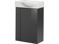 Fackelmann Koupelnová skříňka pod umavadlo SBC antracitová 440 x 600 x 243 mm, P