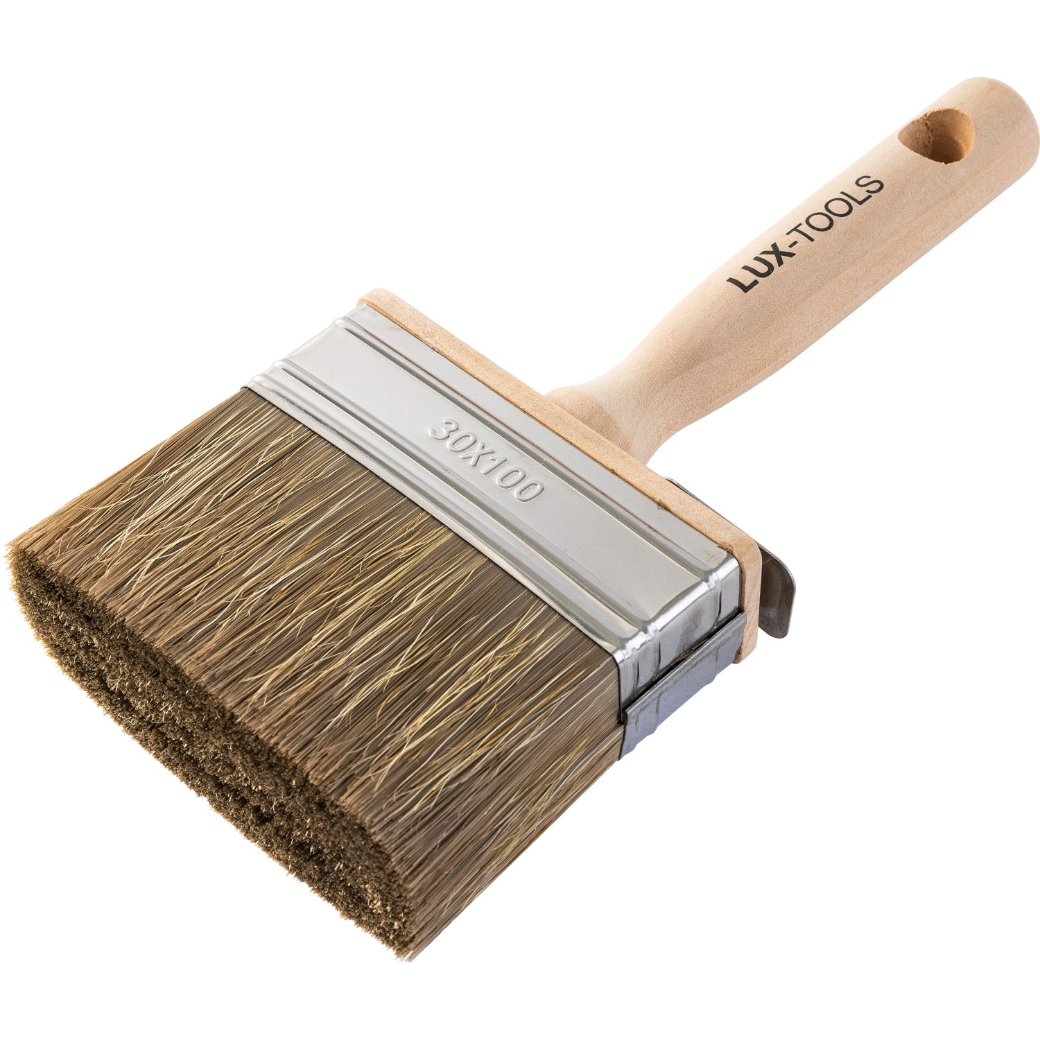 LUX-TOOLS PRO Plochý lazurovací štětec/ pološtětka 100 x 30 mm