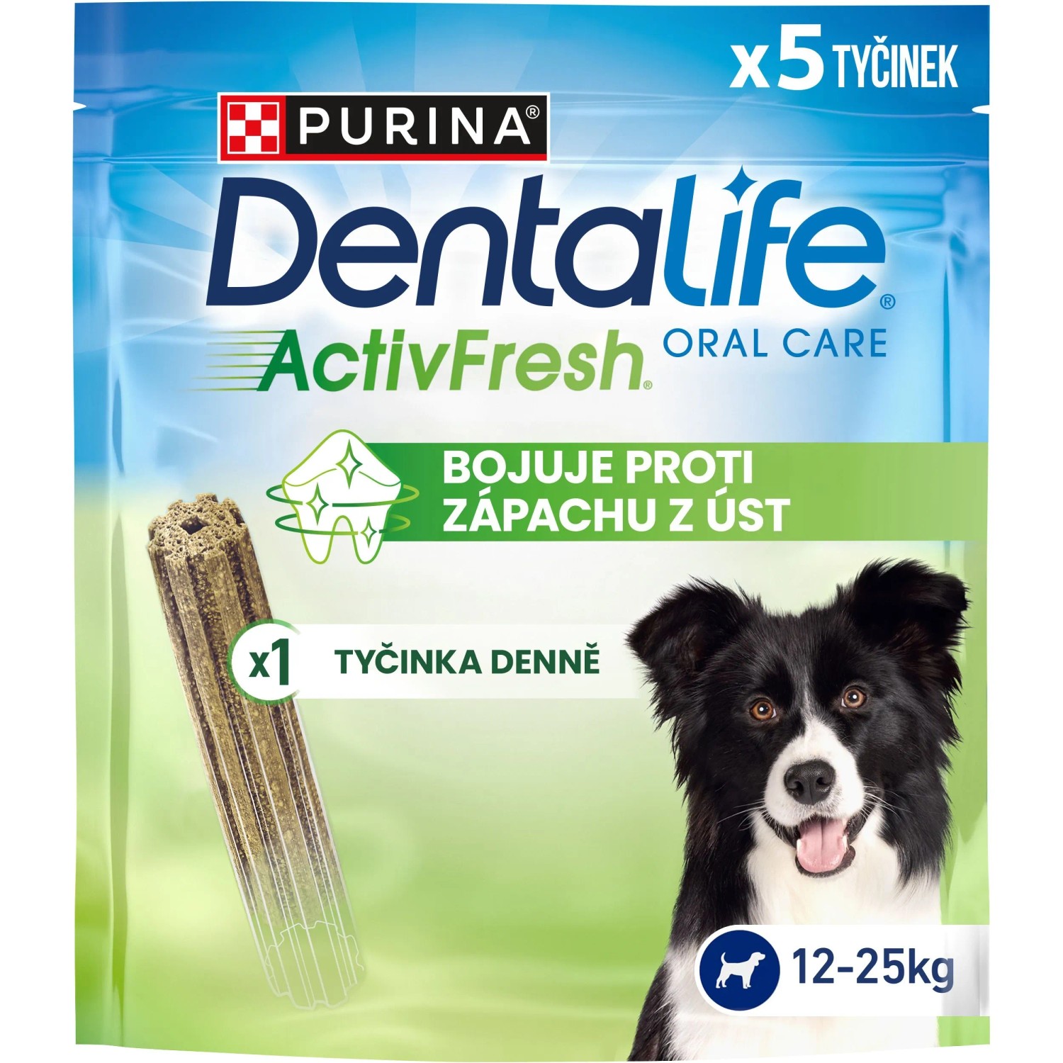 PURINA Dentalife Activfresh Madium Pamlsky pro psy 5 tyčinek (115 g)