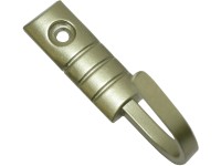 Gardinia Háček pro řasení Geo, mosaz matný, 2,5 cm