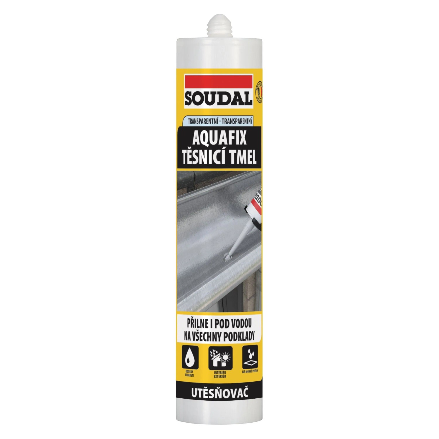 Levně SOUDAL Aquafix transparent 300 ml