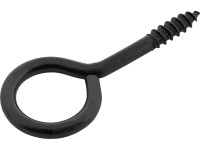 Oko s vrutem černě pozinkované 5 x 40 mm, 2 ks