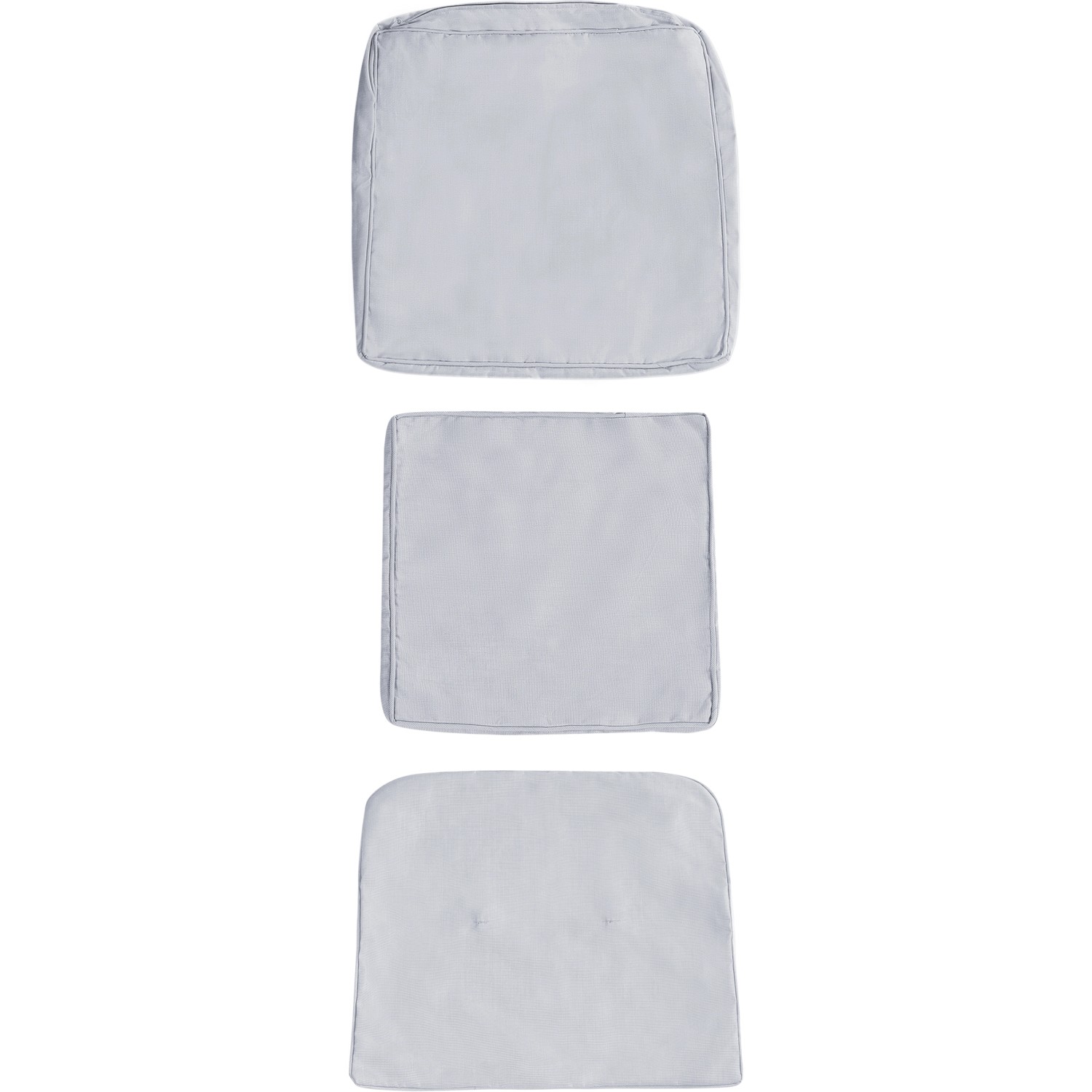 OBI Náhradní sada potahů na polstry pro jídelní sestavu Vermont, šedá, 3dílná