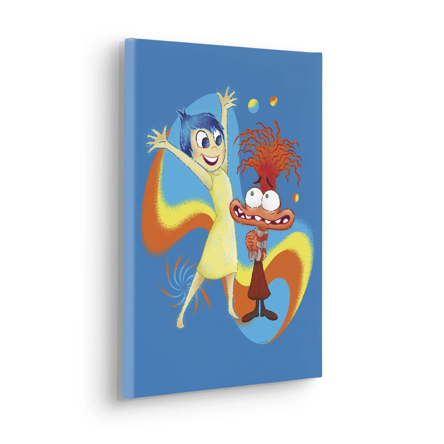 Komar Nástěnný obraz na rámu Disney and Pixar Inside Out Think Positive 30x40 cm