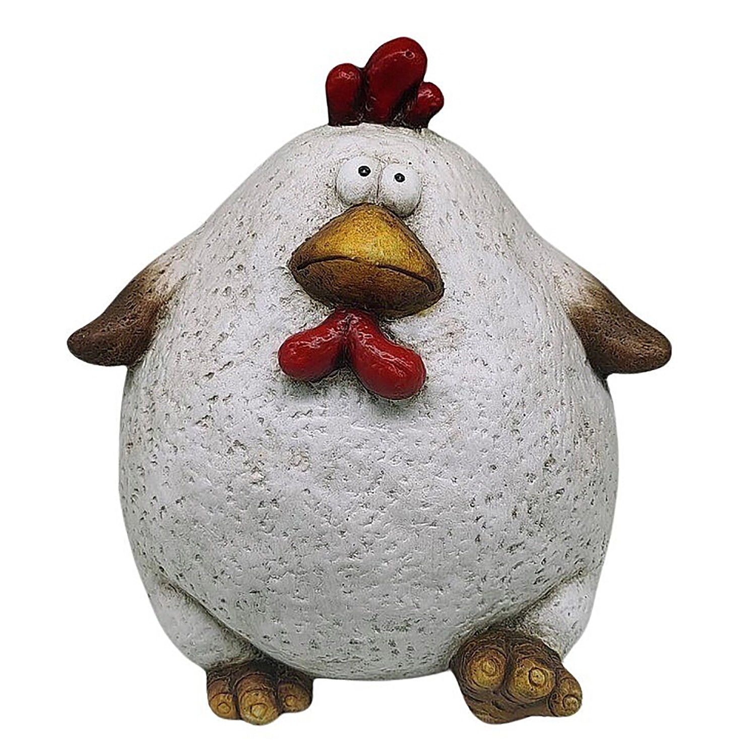 Boltze Dekorativní figurka slepice bílá 28 cm