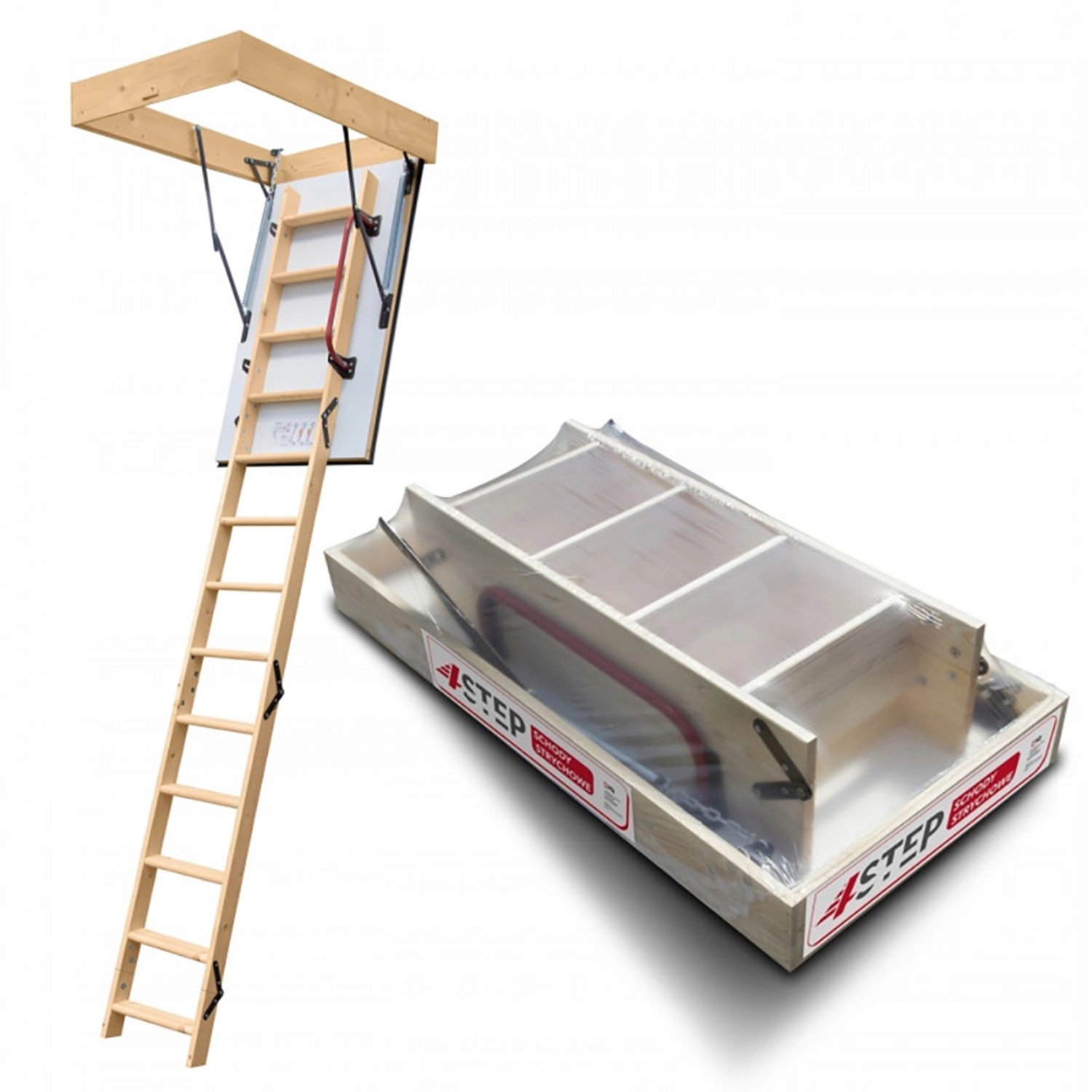 4IQ Půdní schody NORDIC 120 x 60 cm