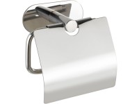 Wenko Držák toaletního papíru s krytem Turbo-Loc Orea Shine, lesklá nerez