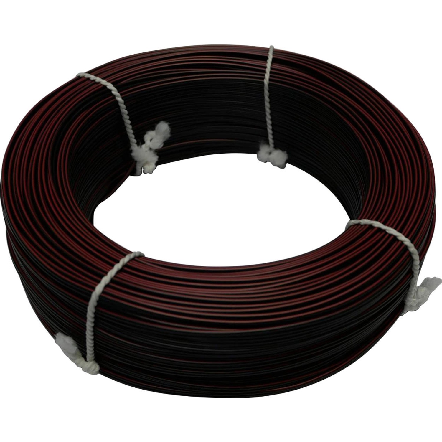 Reproduktorový vodič LSPR, černý/rudý, 2 x 0,35 mm2 - metráž