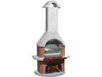 Buschbeck Zahradní grilovací krb Nizza/Bologna, terakota/bílá, 110 x 65 x 210 cm Buschbeck Zahradní grilovací krb Nizza/Bologna, terakota/bílá, 110 x 65 x 210 cm