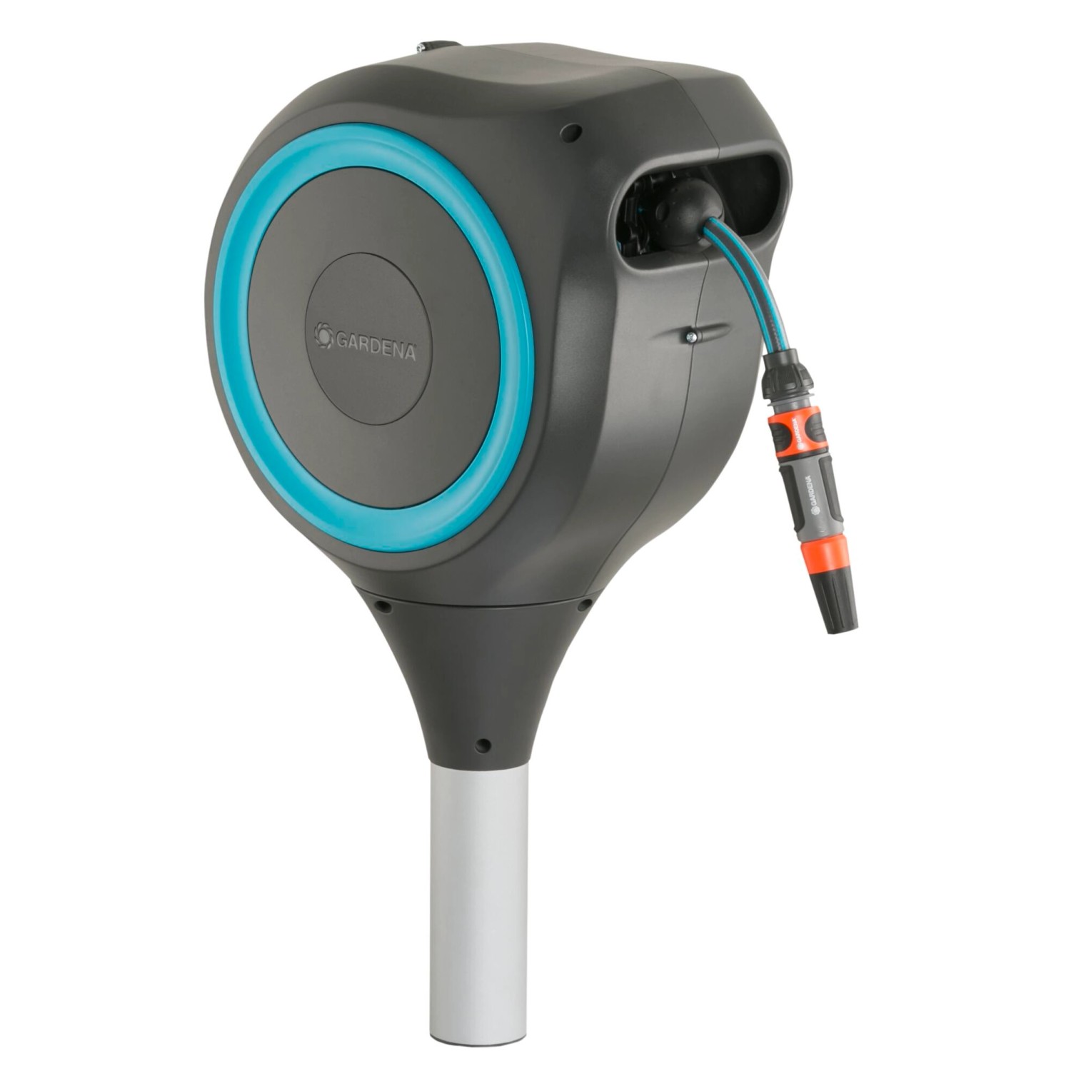 GARDENA Zahradní box RollUp S tyrkysový se samonavíjecí hadicí 11 mm, 15 m