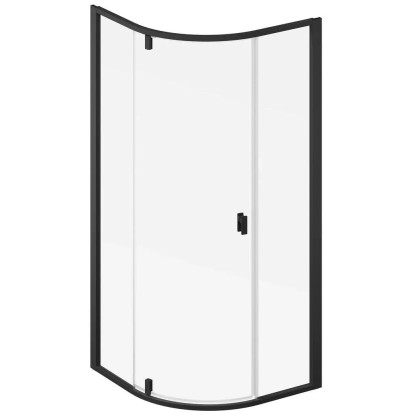 RAVAK Sprchový kout Nexty NSKK3, černá + transparent, 90 x 90 x 195 cm