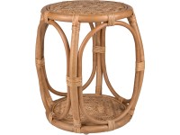 Odkládací stolek Safari Lodge kulatý 45 cm x průměr 45 cm přírodní