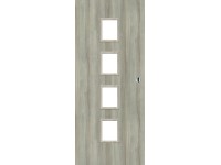 Voster Posuvné dveře ARUBA 4/4, lakované, dub skandinávský, PVC madlo, 80 L