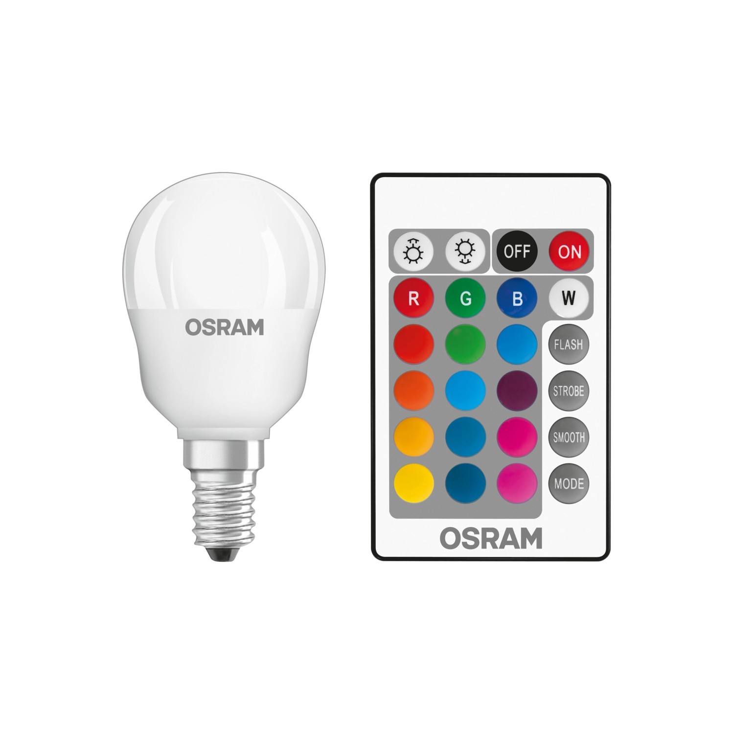 OSRAM LED žárovka barevná s dálkovým ovládáním CLP25 4,2 W E14 2700 K
