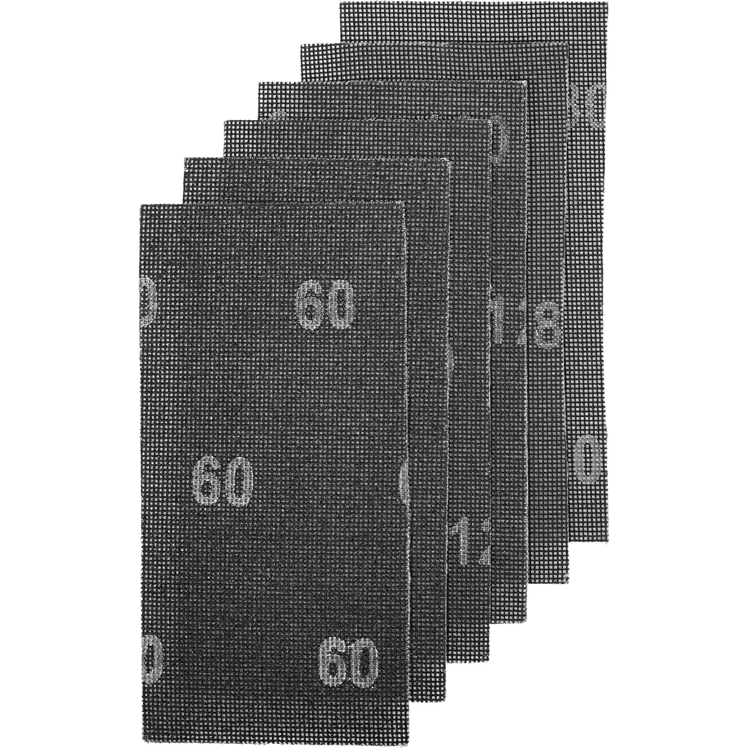 LUX-TOOLS Sada brusných mřížek Comfort, 115 mm x 230 mm 6dílná