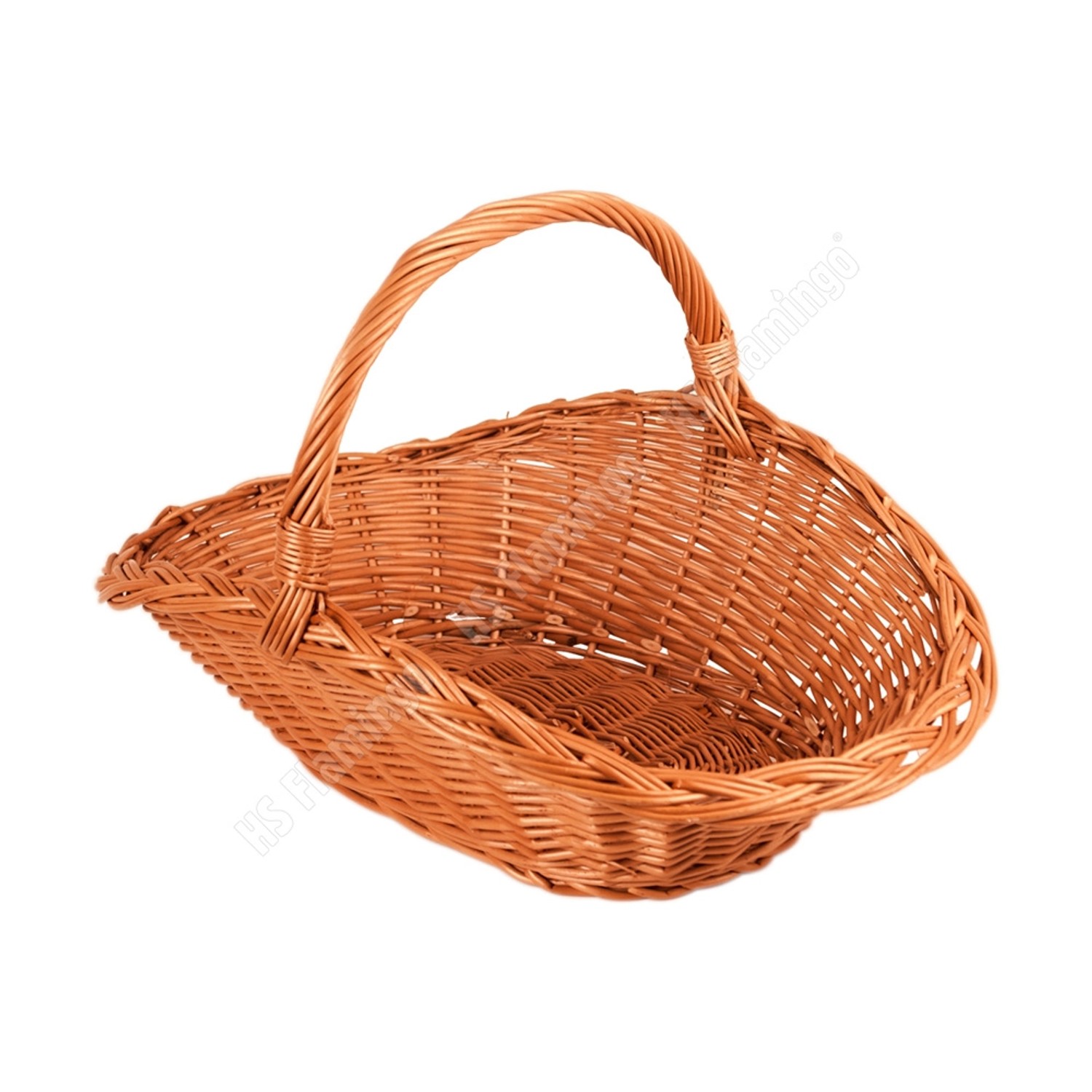 PARKANEX Proutěný koš na dřevo oválný