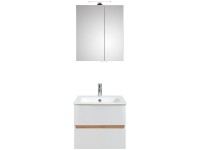 Pelipal Set koupelnového nábytku 329 Mila-zrc.skříňka+skříňka+um., bílá, 61 cm